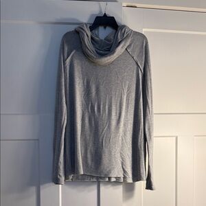 Gray Long Sleeve extra long turtleneck